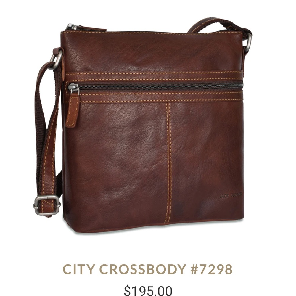Brown Leather Crossbody Bag